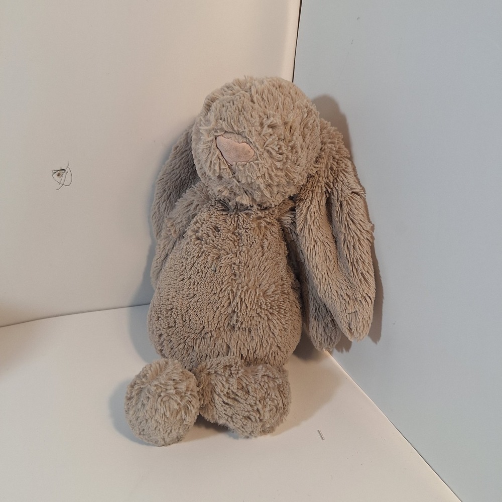 Jellycat Gray  Bunny Rabbit Retired‎ Stuffed Animal Plush